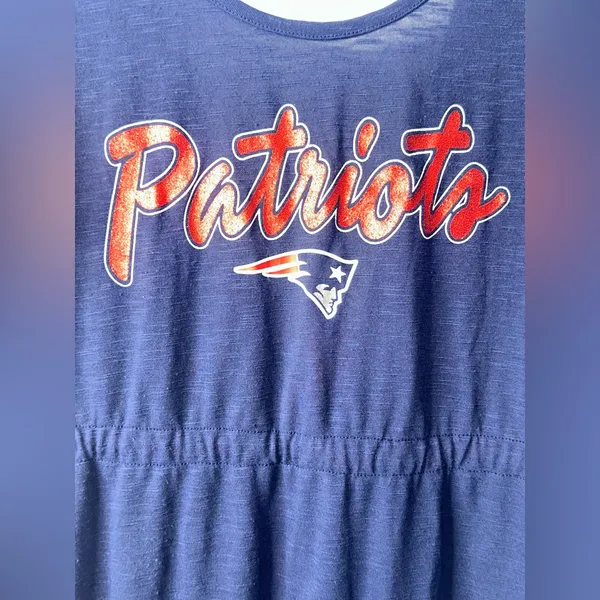 New England Patriots Versus Swim Cover Up Womens Size XS Navy G-III 4‎ Her - Image 16