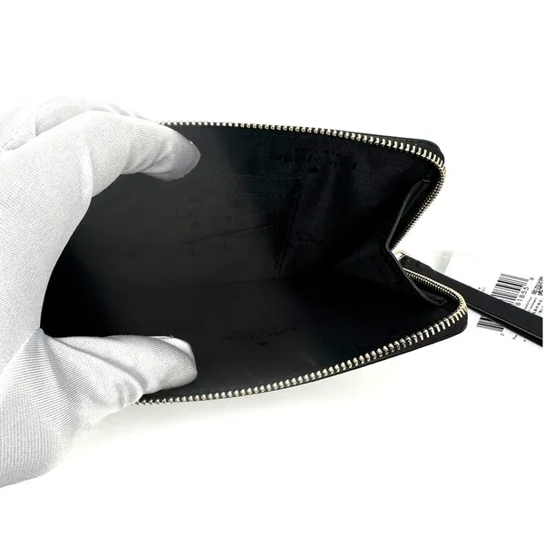 Kate Spade Staci Medium L-Zip Wristlet Wallet in Black Leather wlr00134 - Image 4