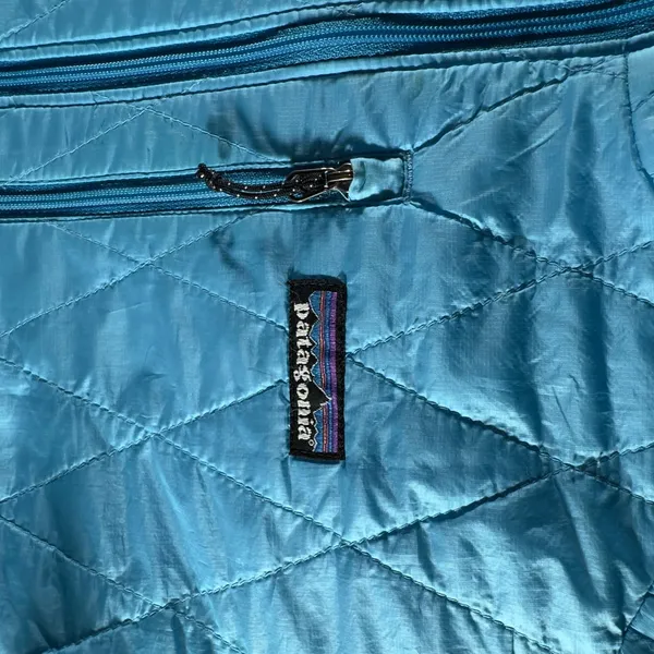 3008 | Patagonia Nano Puff Quilted Pullover Jacket Blue Women M - Image 5