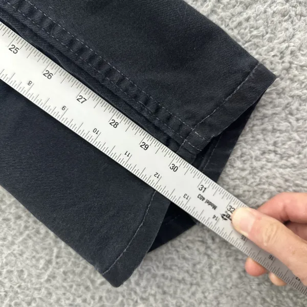Vintage Levi's 577 Lower Rise Loose Fit Jeans Black Baggy 2000s Women's 12M x 31 - Image 9