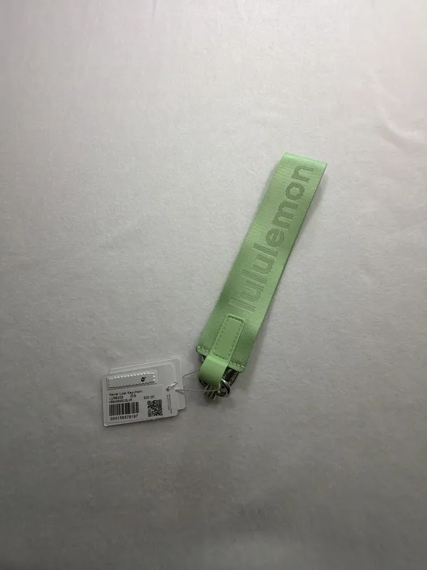 Lululemon Never Lost Keychain Size O/S Green Silver - Image 4
