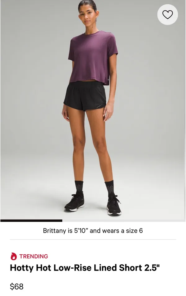Lululemon Hotty Hot Low-Rise 2.5" Shorts - Image 6