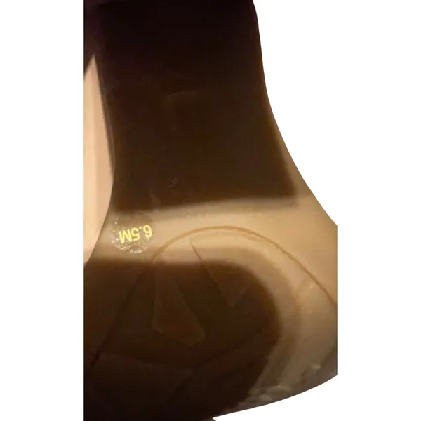 GB‎ Gianni Bini Nude Patent Multi Strap Platform Block Heel Mary Janes 6.5M - Image 3