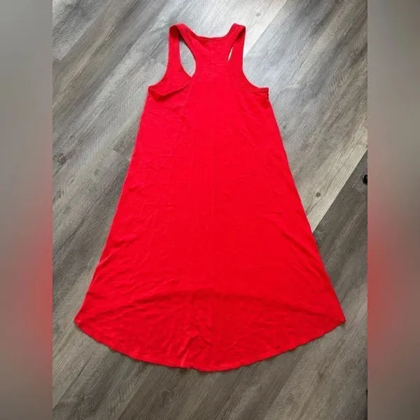 J. Crew Hi Low Swingy Tank Dress Medium Minimalist Racerback - Image 4