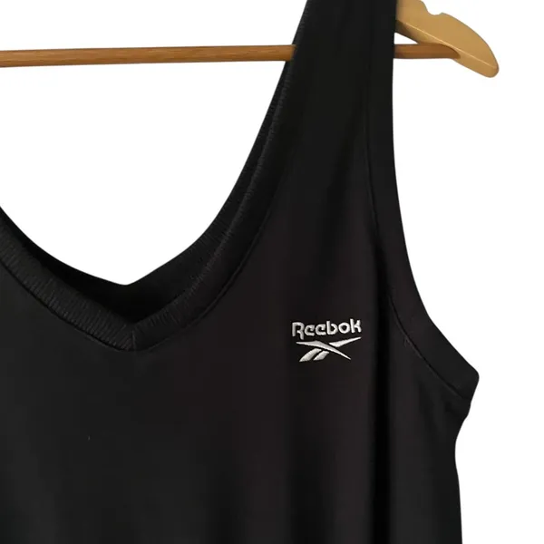 Reebok Identity Romper Women's Size S Black Sleeveless‎ Training Jumpsuit Sporty - Image 3