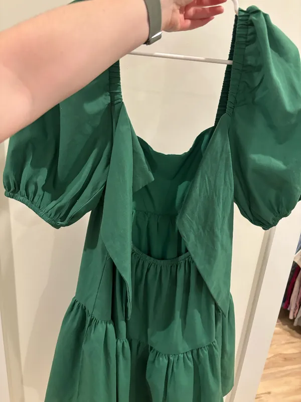 Green mini dress - Image 4