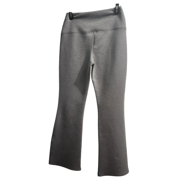 Cynthia Rowley Women's Gray Flare‎ Leg Yoga Pants Size Medium - Image 2