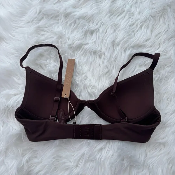 Skims Fits Everybody Scoop Plunge Bra Cocoa Size 32B - Image 5