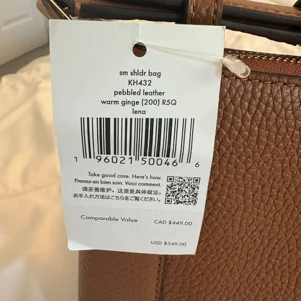 Kate Spade Lena Medium Shoulder Bag- Warm Gingerbread - Image 2