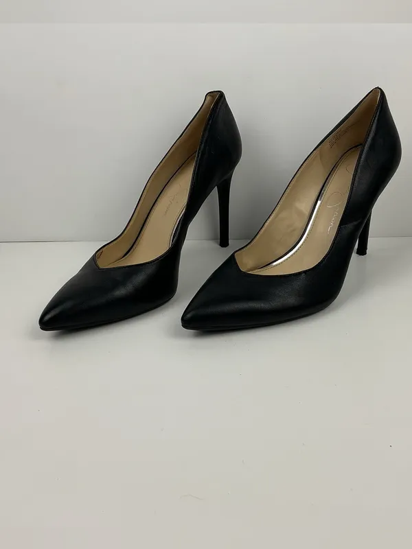 Pointed Toe Black Pumps Pointed Toe Size 8 Heels Jessica Simpson 4 inches - Image 2