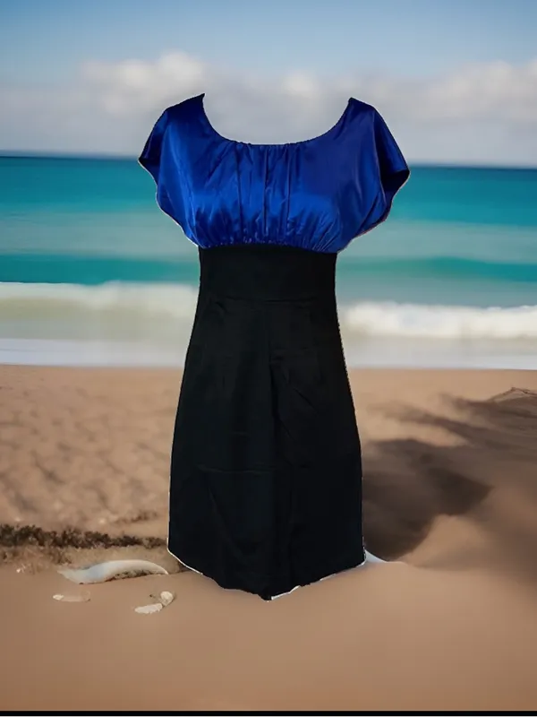 The Limited Dress Dinner Fitted Semi formal Blue Black womens 0 - Image 7