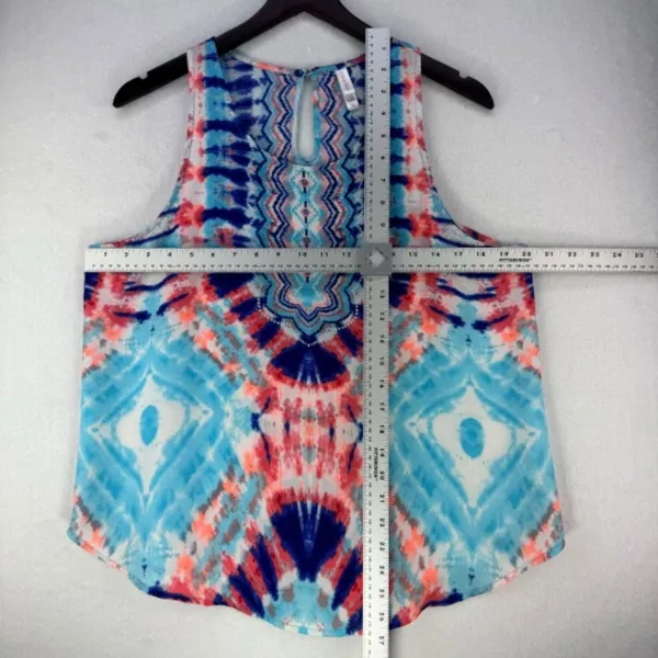 Xhilaration Tank Top Women Sz XL Sheer Multicolor - Image 3