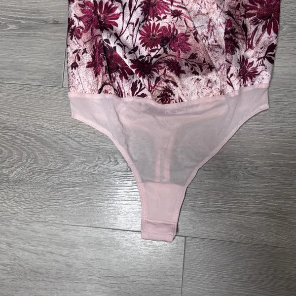 Free People Intimately Floral There She‎ Goes Bodysuit Romantic Combo XSmall NWT - Image 3
