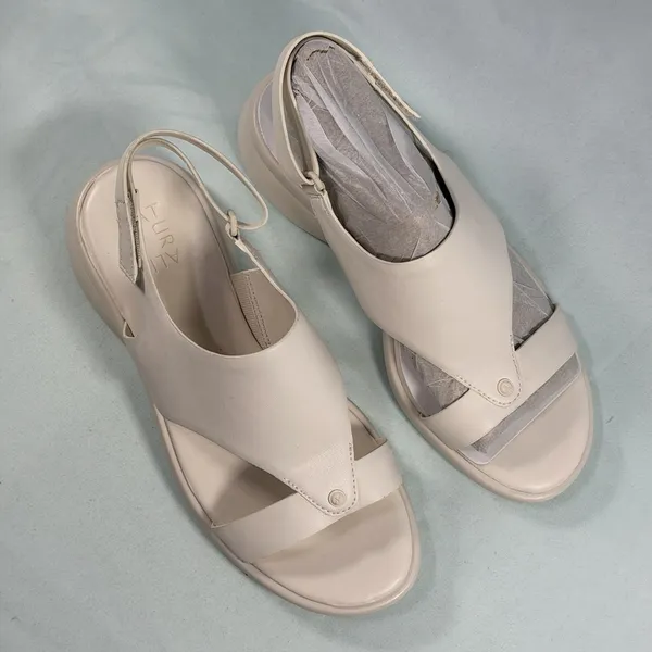 Naturalizer® Size-8M Women's Lillian Slingback‎ Sandals In Warm White - Image 9