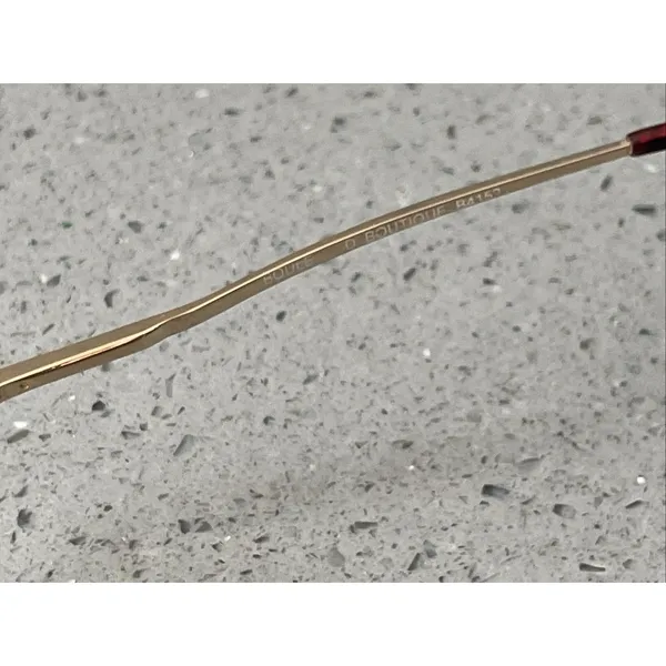 Boulevard Boutique Eyeglasses Frames ONLY B4152 44-20-135 Gold GD Round - Image 7