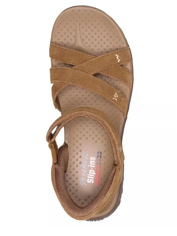 Skechers Women’s Brown Suede Strappy Outdoor Sandals Size 8.5 - Image 2