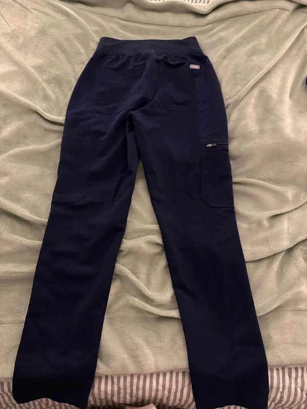 High-Waisted Yola Petite FIGS Skinny Scrub Pants - Image 2