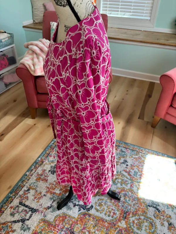 Draper James Pink Eyelet Dress - Image 6
