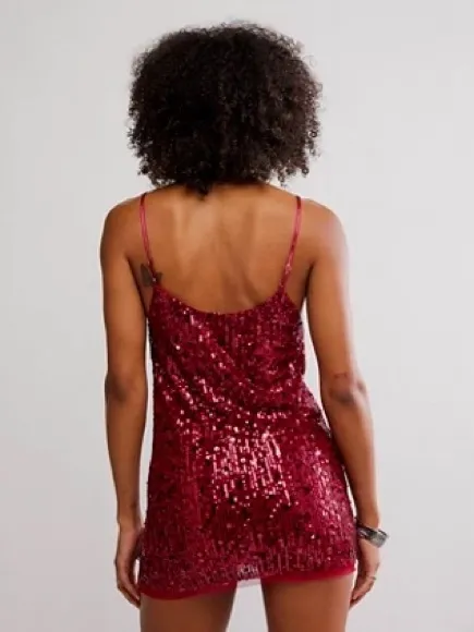 Free People Midnight Kiss Mini Slip Dress - Image 5