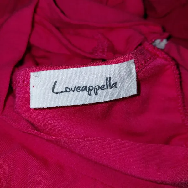 Loveappella Polish Pink Tiered Halter Maxi Dress Size Large NWOT - Image 13