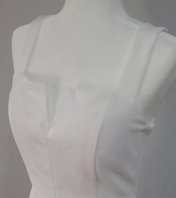White Formal Jumpsuit - Image 3