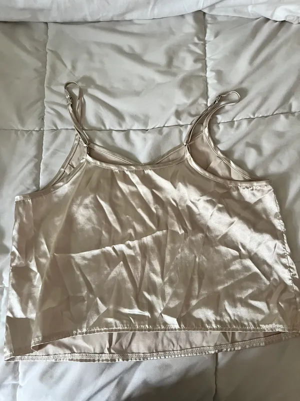 Amazon Champagne Satin Top - Image 2