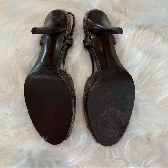 Stuart Weitzman strappy brown heels size 7.5‎ - Image 6