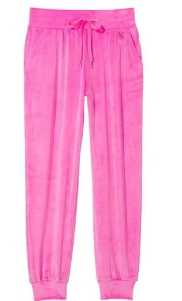 Victoria Secret Pink Velour Joggers - Image 3