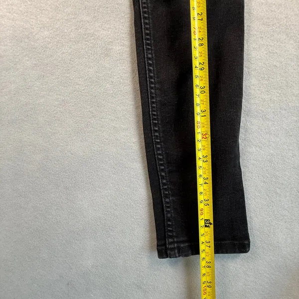 Hollister High-Rise Super Skinny Black Jeans W25 L32 Classic Stretch Denim - Image 7