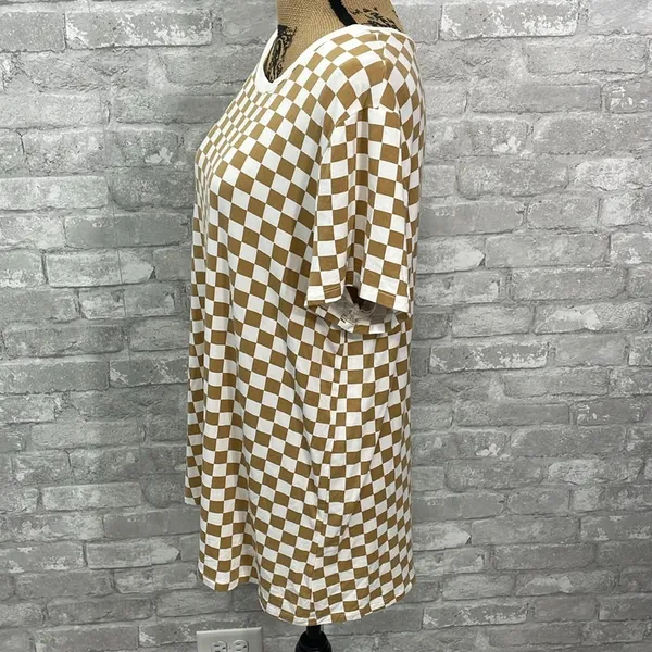 Maurices 24/7 Kennedy Checkered Crew Neck Tee - Image 2