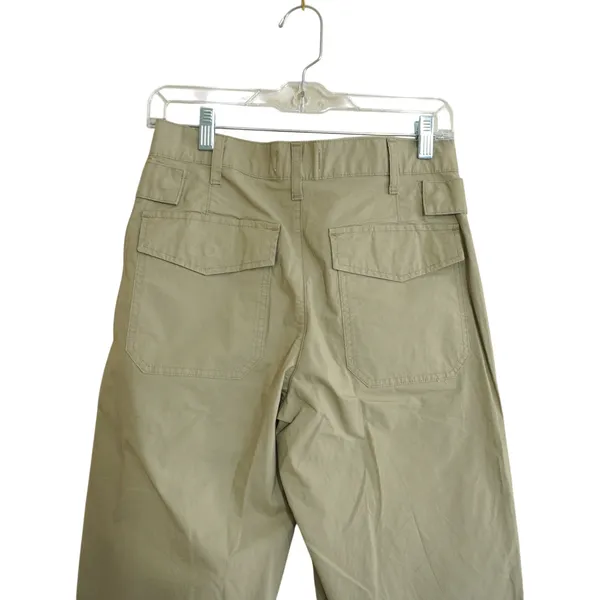 Agolde Los Angeles Khaki Tan Cargo Utility Wide Leg Cropped Pants Womens Size 25 - Image 7