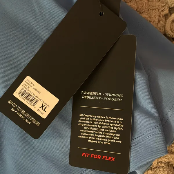 90 Degrees by Reflex 🌙✨NWT🏷️ 2 Pcs Racerback Tang with Inner Bra and Skort with back pleats set - Image 9