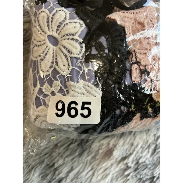Romeo‎ & Juliet M $240 Dress Sundress Fit Flare Pink Crochet Lace Cocktail - Image 11