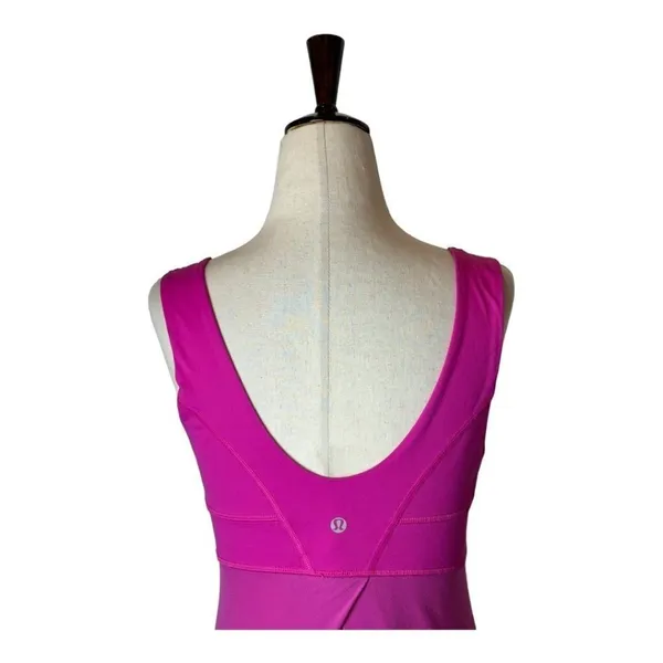 Lululemon Tame‎ Me Tank Womens 6 Pink Paris Perfection Lightweight Athletic Top - Image 7