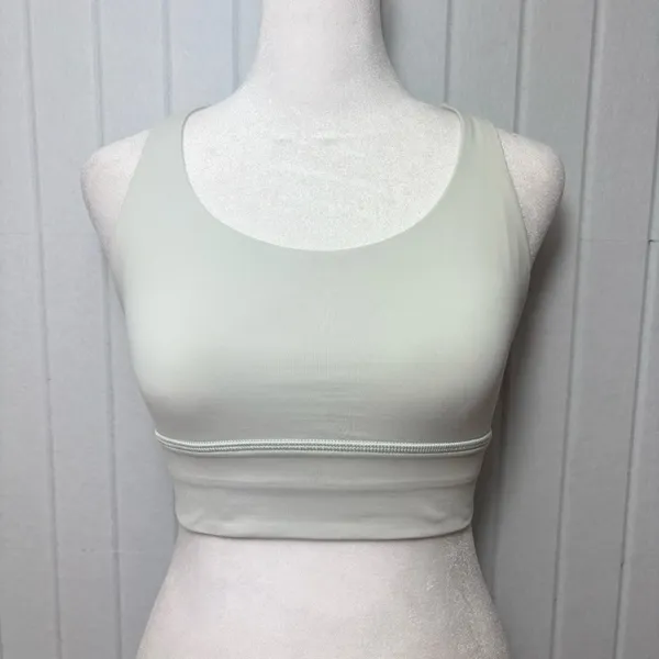 Lululemon Strappy Back Crop‎ Sports Bra Top Yoga Size 4 - Image 2