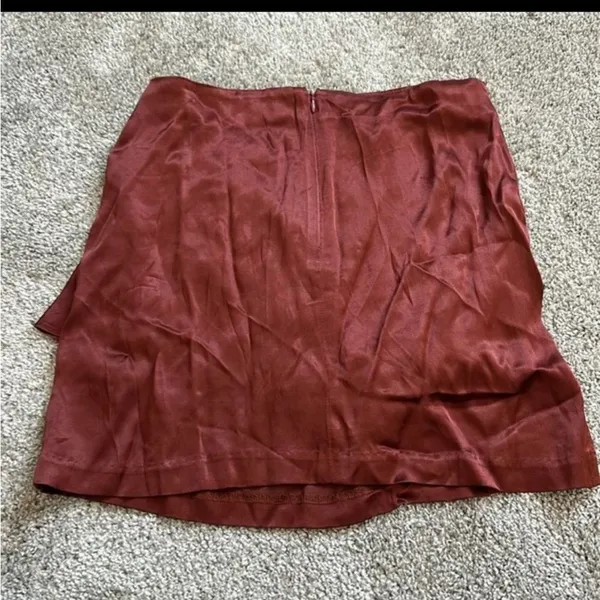 MINKPINK satin‎ bejeweled mini skirt size S - Image 5