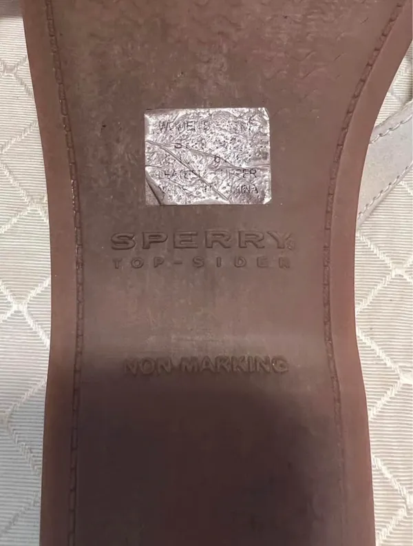 Sperry Top-Sider W's Sz 7 Thong Flip Flop Leather Strap Sandals - Image 3