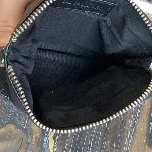 Zadig & Voltaire Black Leather Wristlet - Image 7