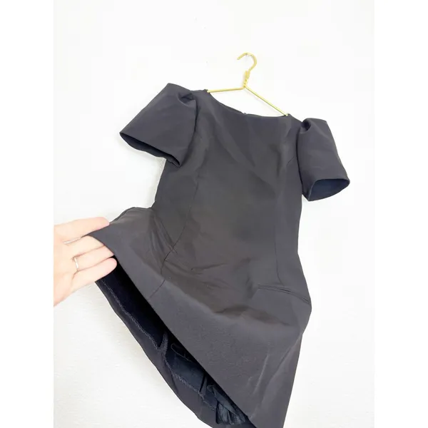 Zara Woman FW25 Black Short Pleated Pocket Dress 8839/777 Medium Chic Preppy - Image 10