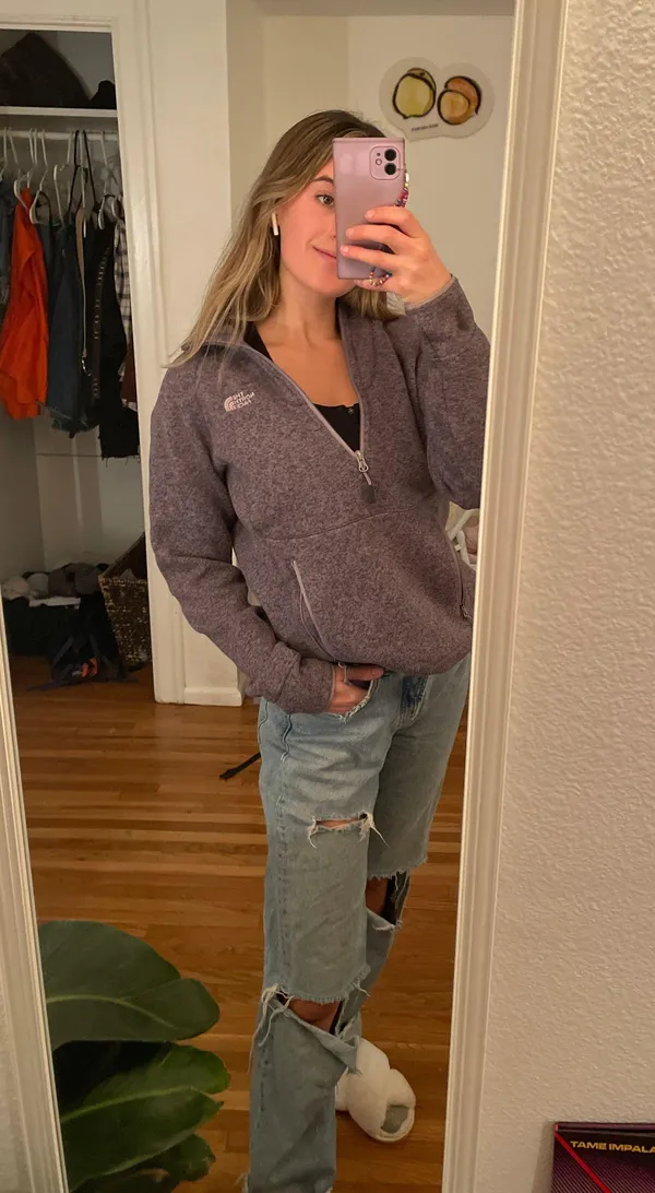 North Face Quarter Zip - Image 2