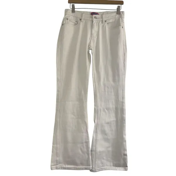 ✨EDIKTED Jayda Low Rise Beige Sz Medium Jeans✨ - Image 6