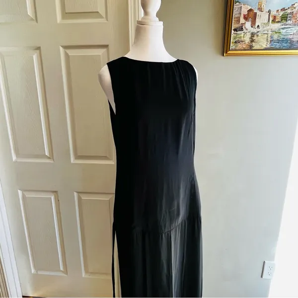 Bitte Kai Rand Black White Split Skirt Sleeveless Maxi Dress EU 36/38 US S/M - Image 3