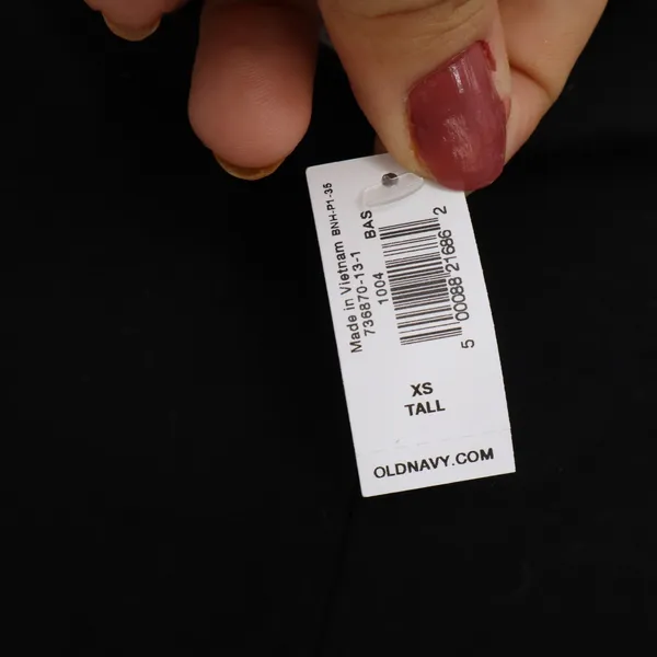 Old Navy Leggings Womens XS Tall Black Stretch New - Image 3