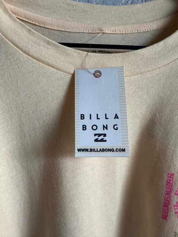 Billabong Free Your Mind Yellow Long Sleeve Tee - Image 4