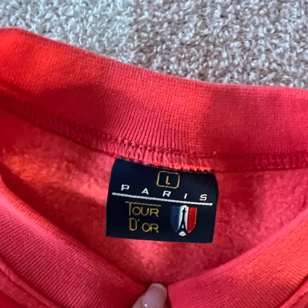 Aris Red Sweater Size L - Image 2