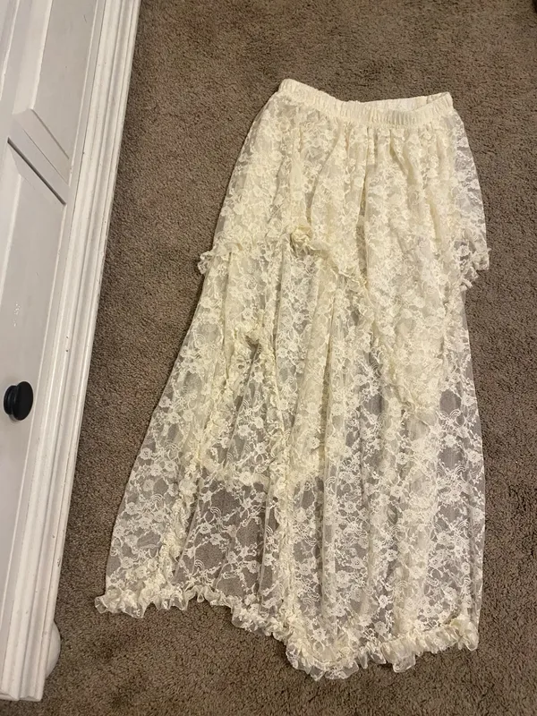 SheIn Sheer lace maxi skirt - Image 2