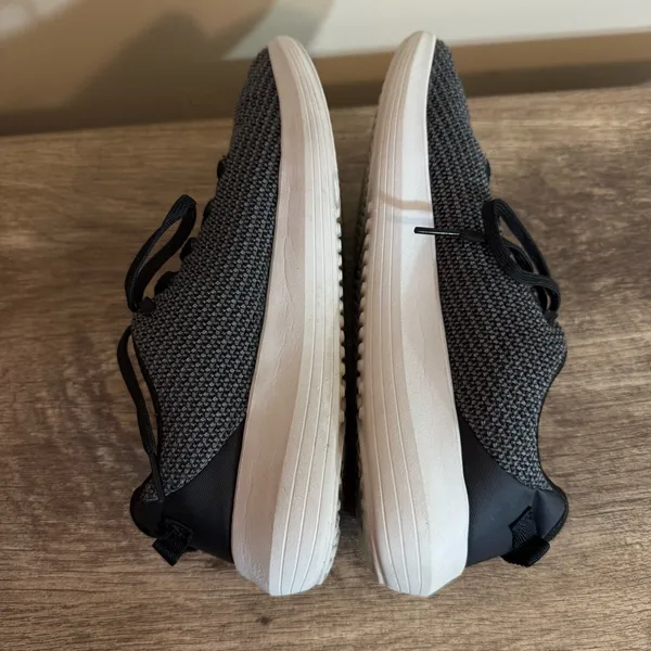 Under Armour Ripple Mesh Fly Knit Sneakers Women’s Size 9 Gray Black - Image 11