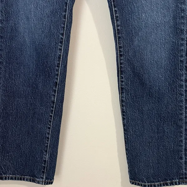 Levi's 501 Curve Jeans Women's 25 Mild Salsa 32 Dark Wash‎ Blue Denim Button Fly - Image 5