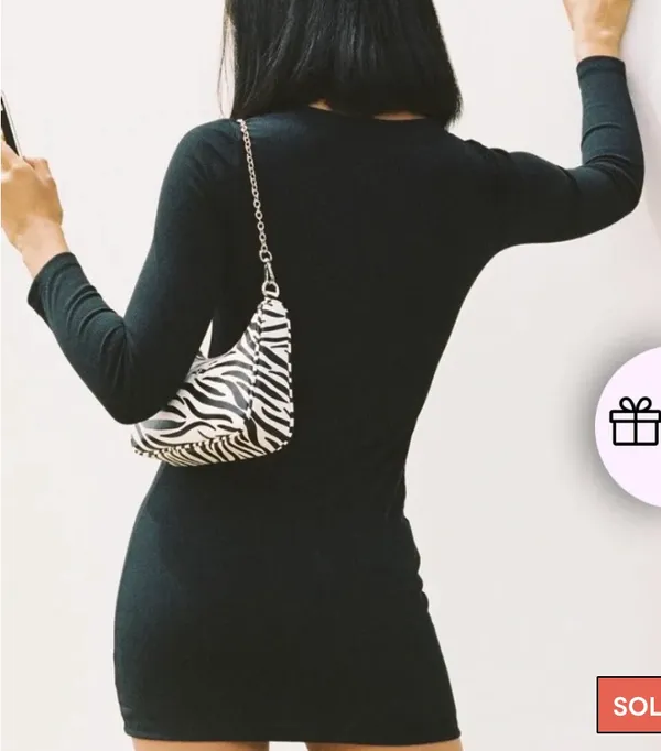 Princess Polly Black Mini Dress - Image 2
