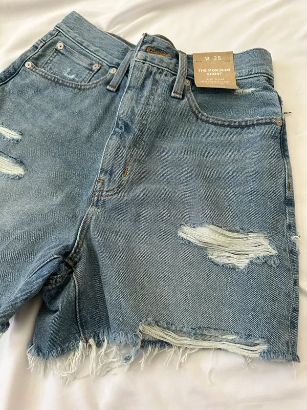 Madewell The Mom Jean Shorts - Image 2